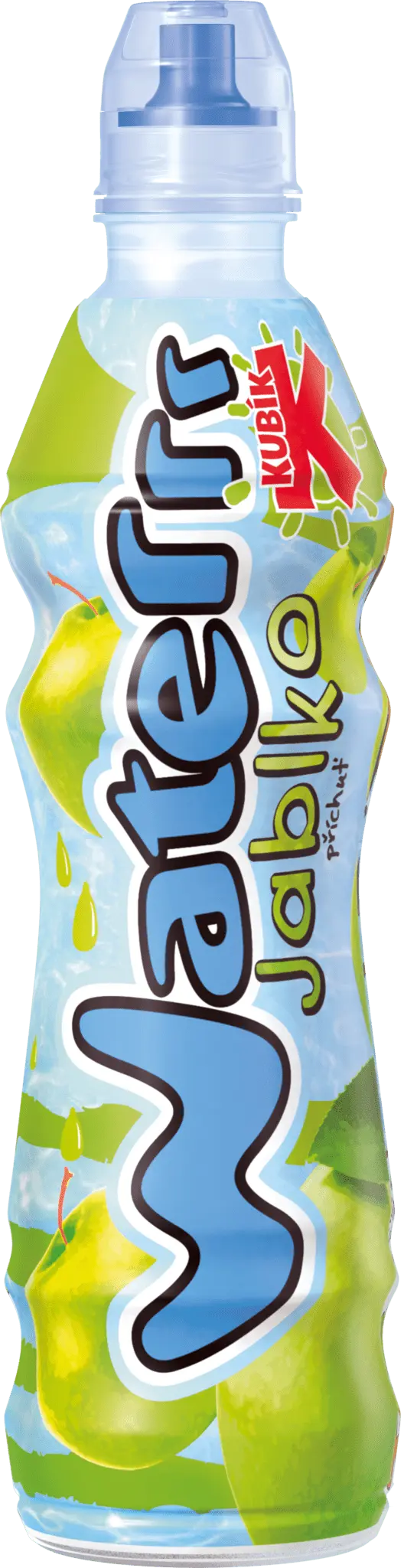 423_KUBIK WATERRR ZELENE JABLKO 0,5 L